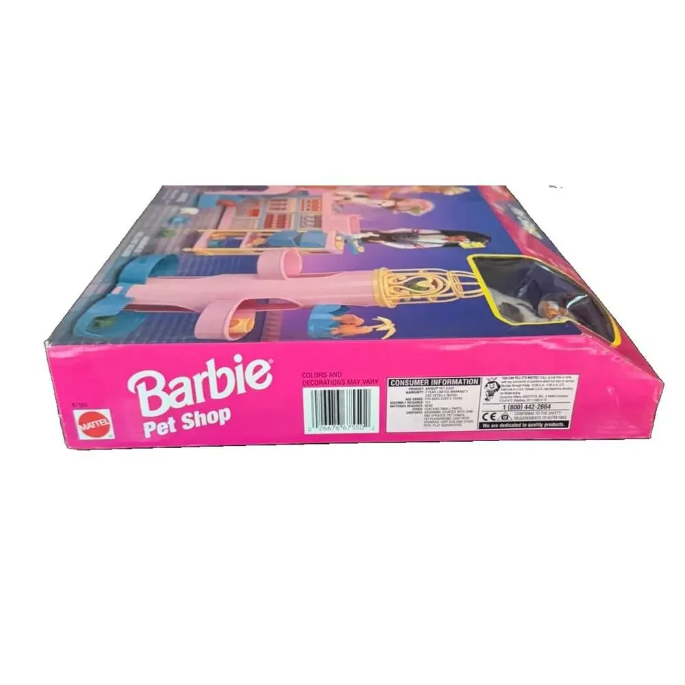 NEW SEALED Box Vintage 1996 Barbie Pet Shop Playset 67550 Mattel Dog 3812/71